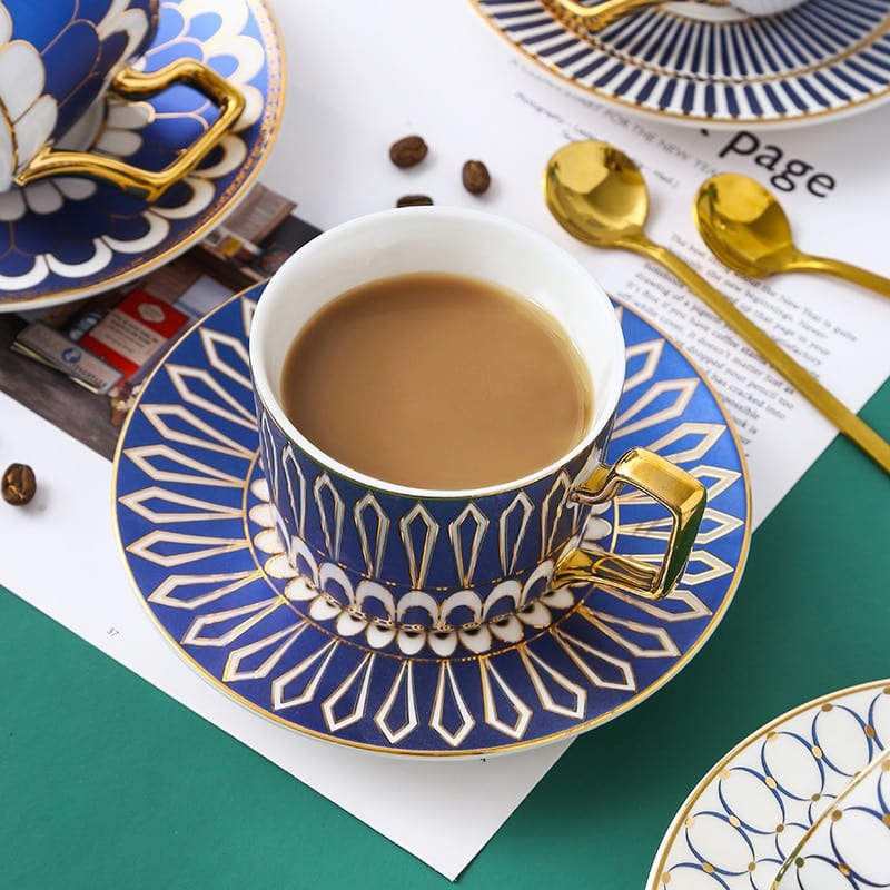 Tasse à thé Marocaine Luxe blanche_4