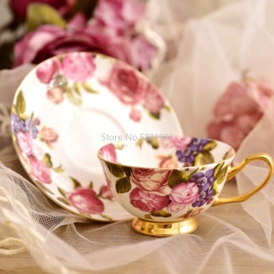 Tasse à thé haute qualité classique Royal anglaise_1